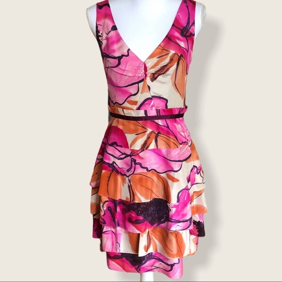 Anthropologie Moulinette Soeurs Floral Mini Dress Size 8 - Picture 1 of 9